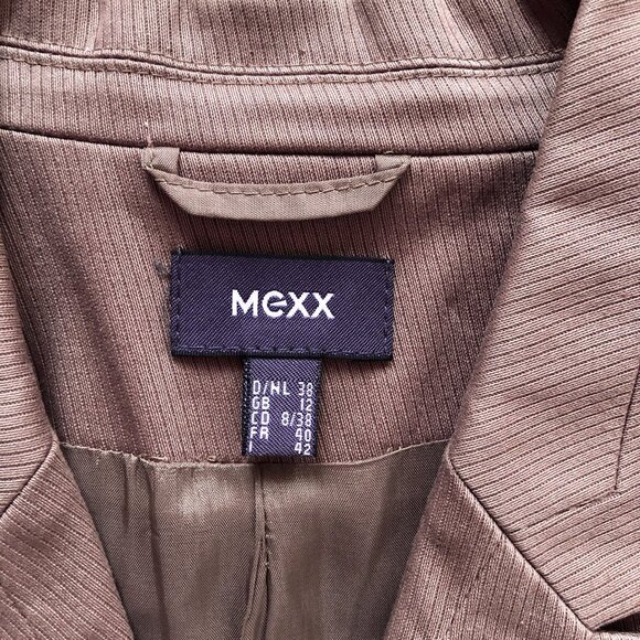 Mexx Taupe Two Button Jacket - Picture 7 of 13